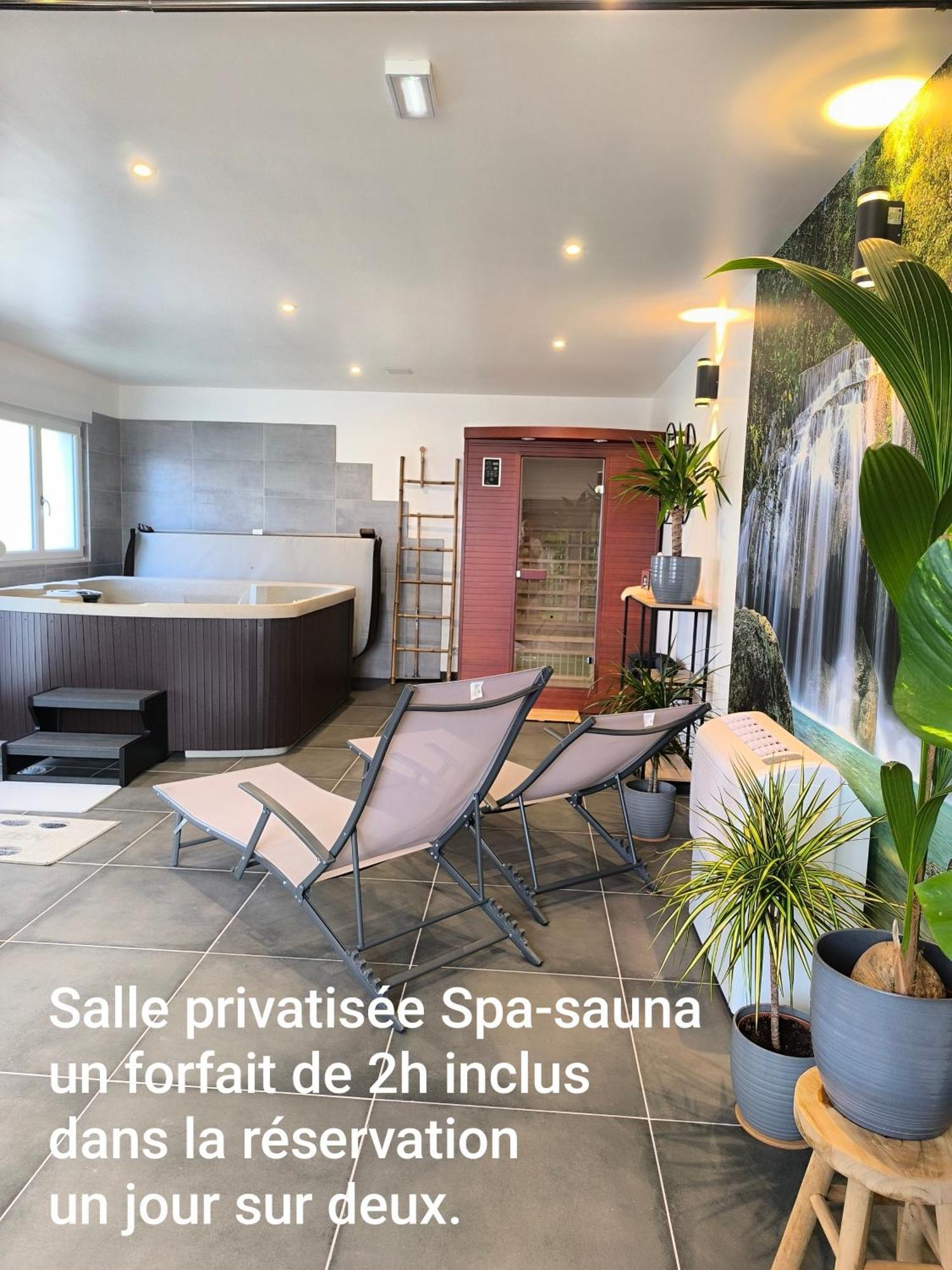 Gite Bonheur Et Charme Spa-Sauna Forfait 2H Inclus Kintzheim Kültér fotó